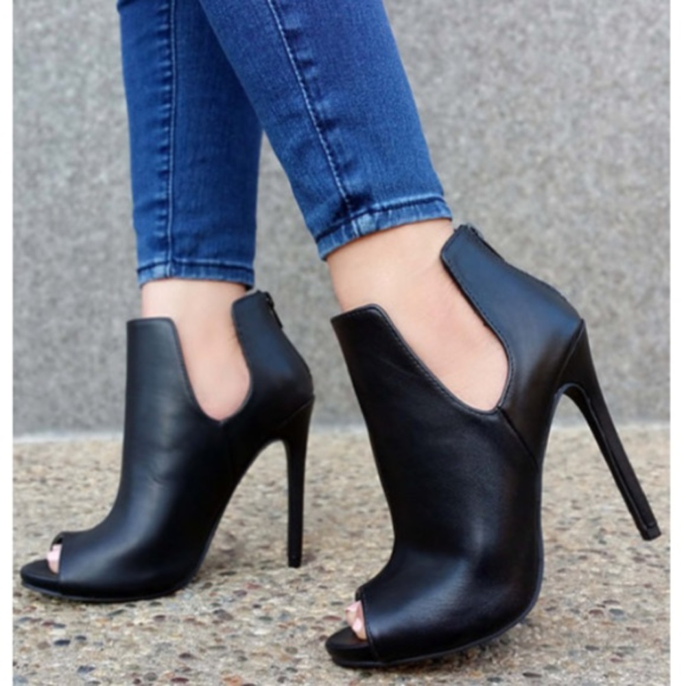💥Last Pair! New Nude Shoe Republic Peep Toe Heels - Picture 4 of 8